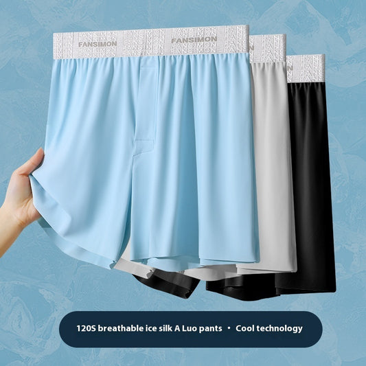 Ice Silk Underwear Loose Boxer