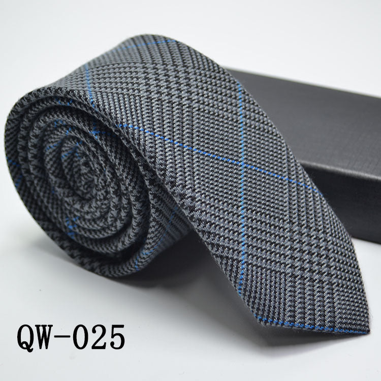 Super Narrow Wool-like Elegant Men's Tie