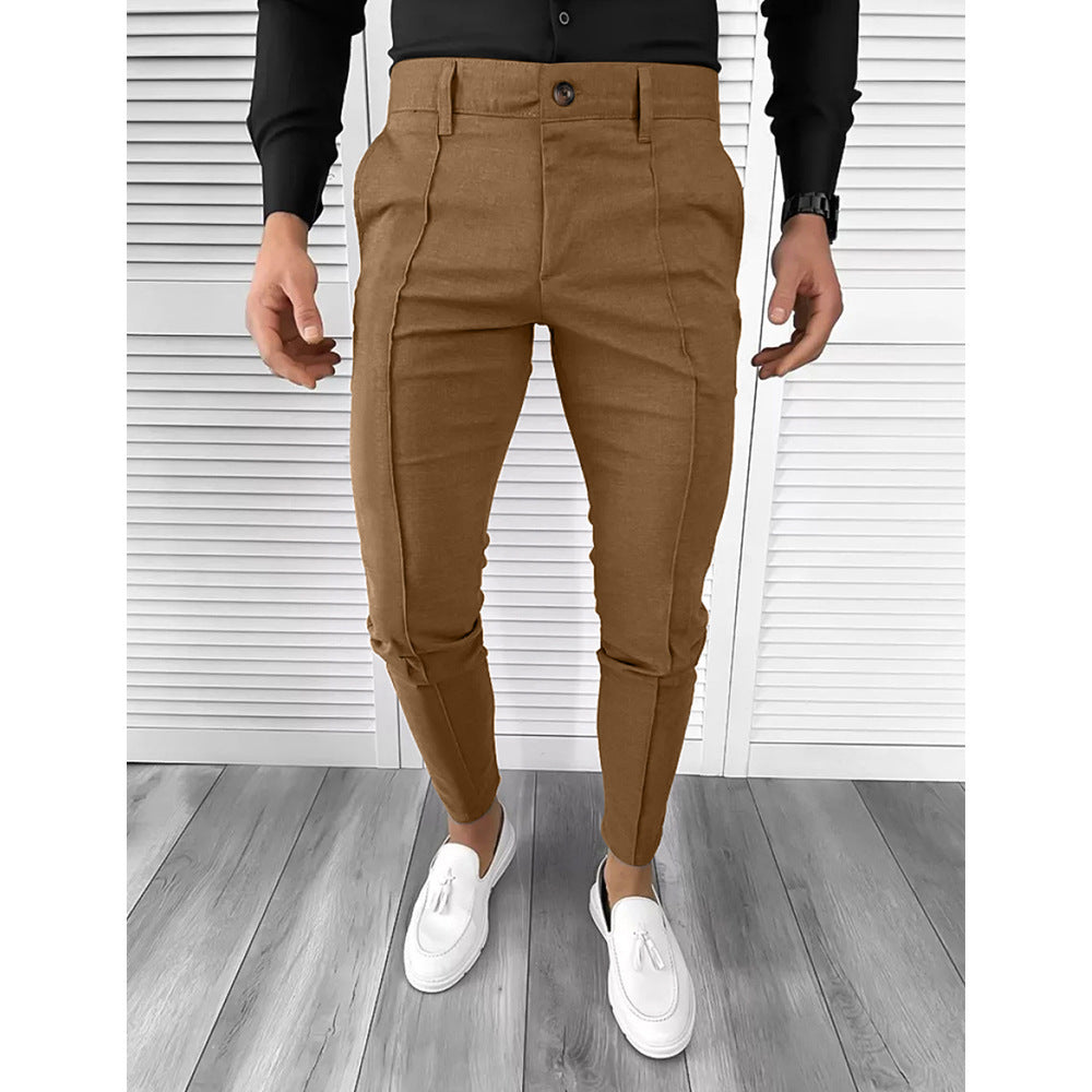 Men's Decorative Leisure Business Pants