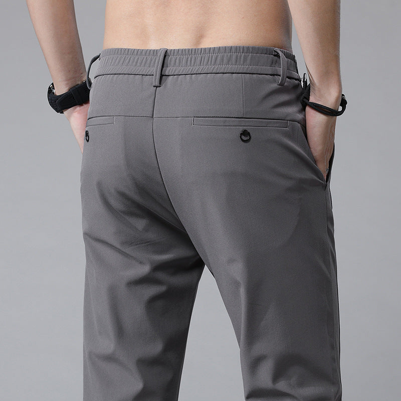 Men's Fashionable Elastic Waist Ultra-thin Casual Pants