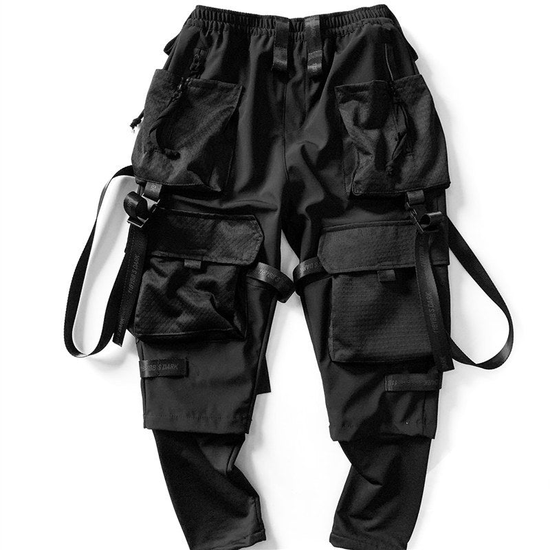 Functional Cropped Pants Male Hip Hop Tide Brand