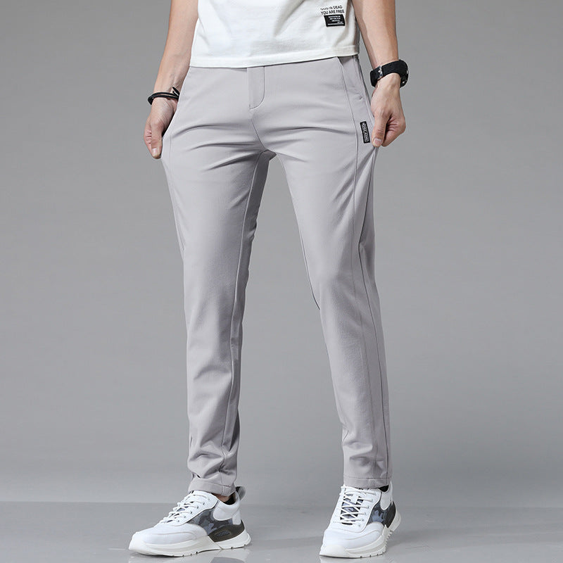 Men's Fashionable Elastic Waist Ultra-thin Casual Pants