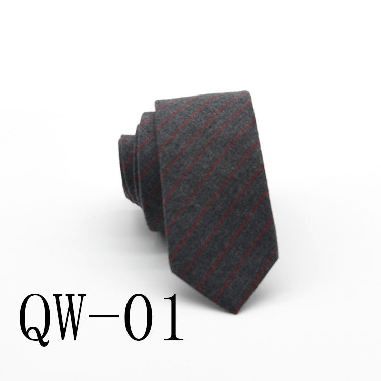 Super Narrow Wool-like Elegant Men's Tie