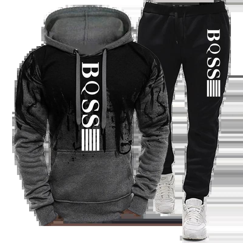 Men's Sports Hoodie Pants Suit