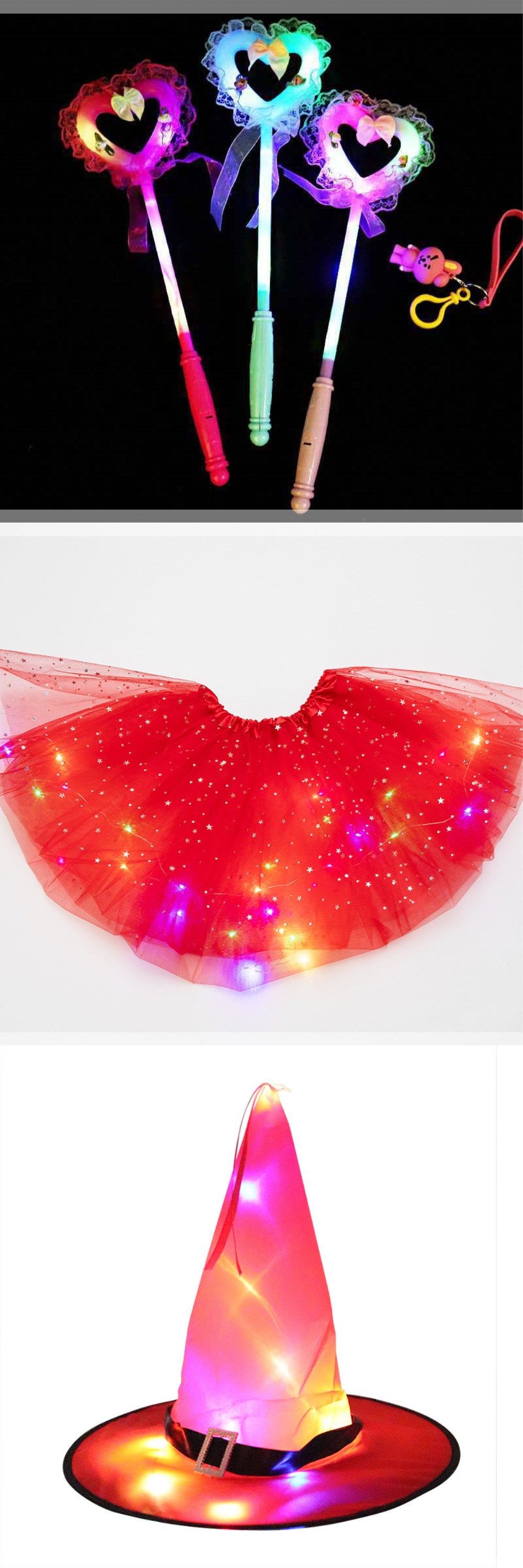 Luminous  LED Tutu Sequins Shiny Skirt