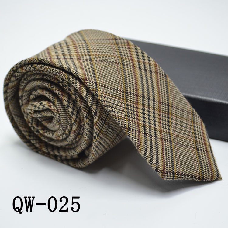 Super Narrow Wool-like Elegant Men's Tie