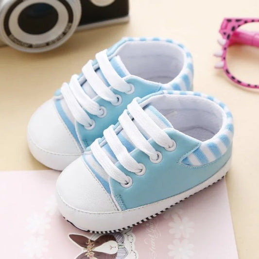 Unisex Baby Toddler Lace-up Canvas Shoes