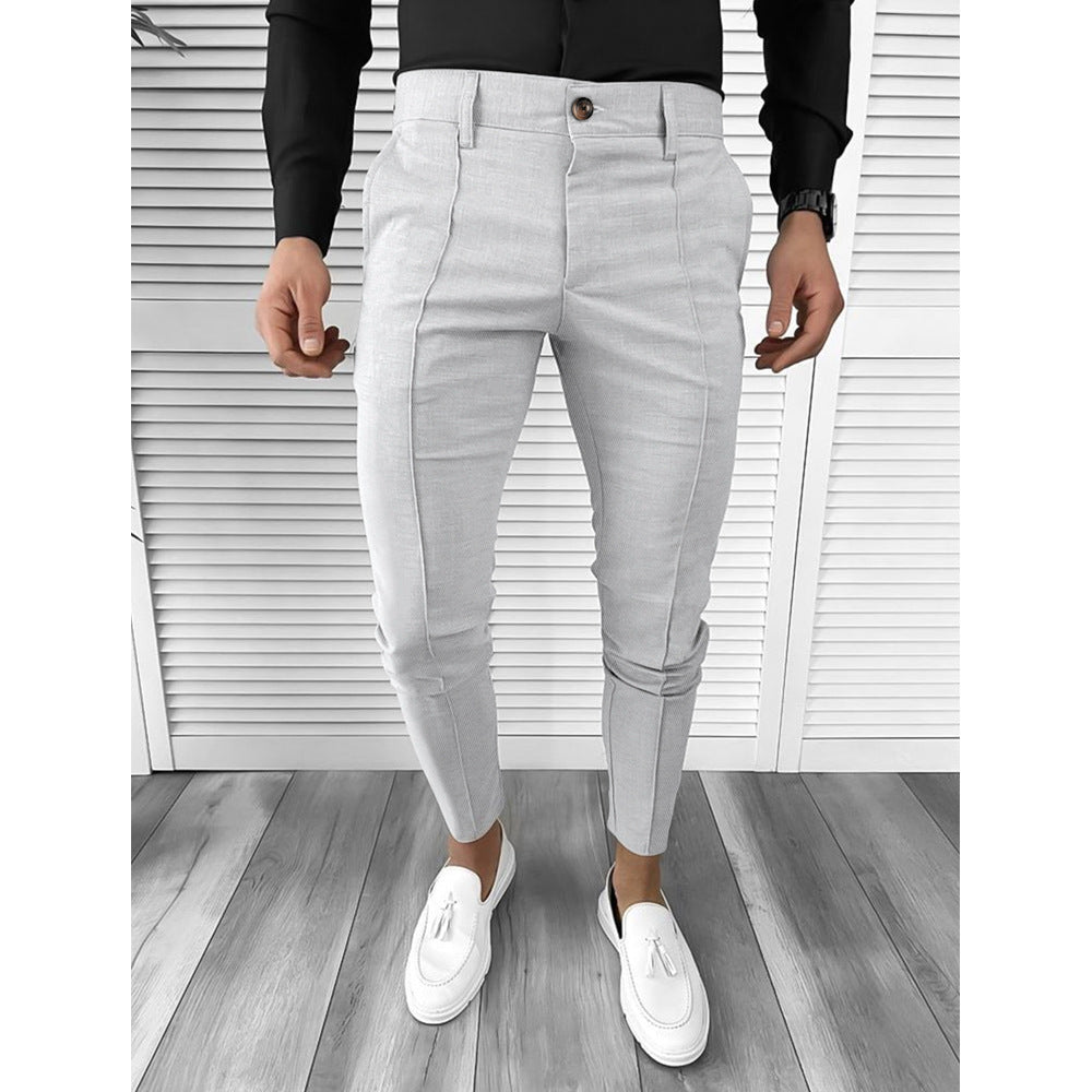 Men's Decorative Leisure Business Pants