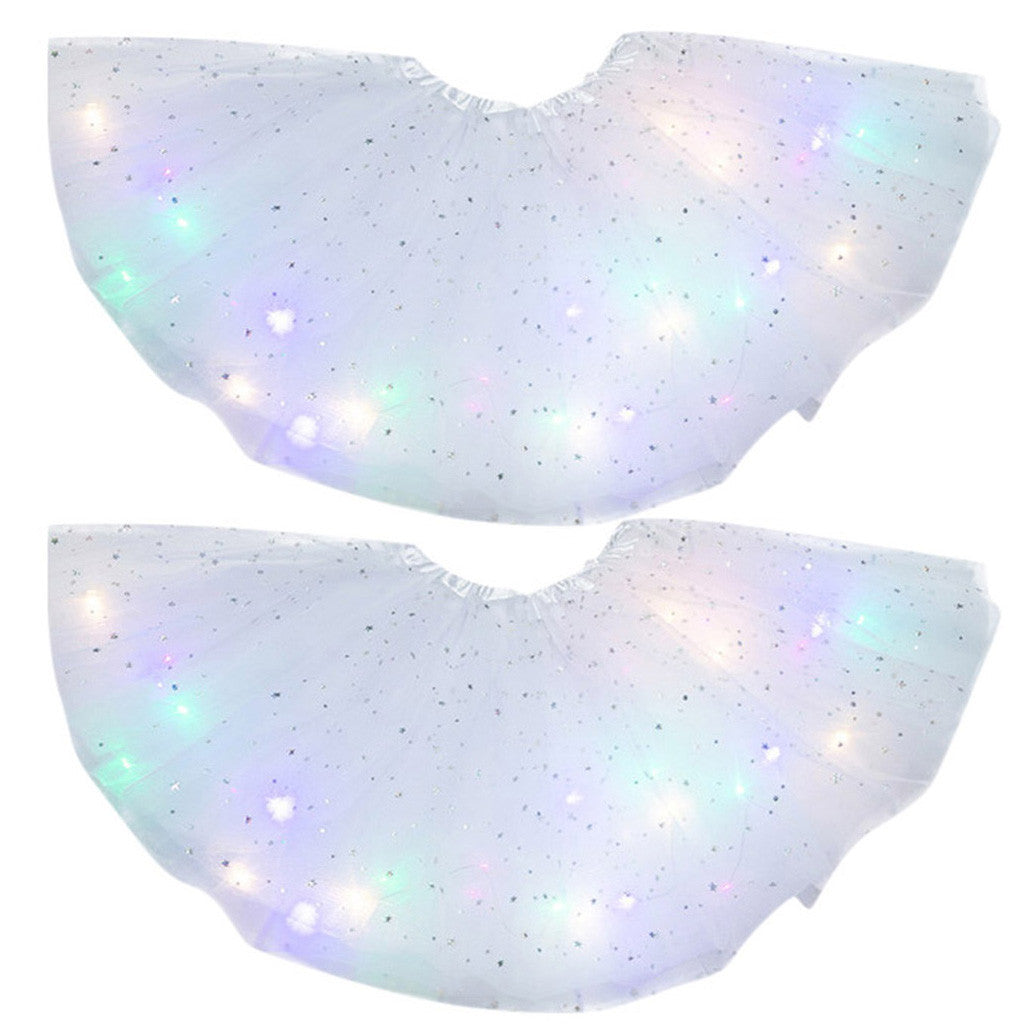 Luminous  LED Tutu Sequins Shiny Skirt