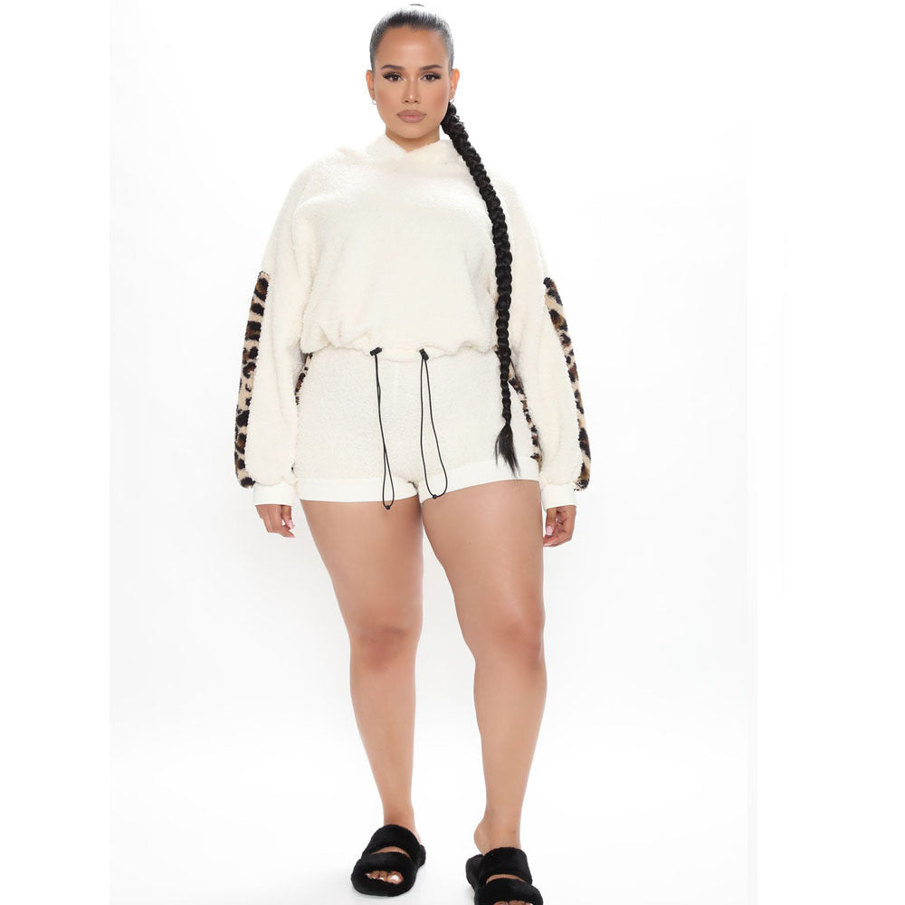 Plus Size Hooded Suit