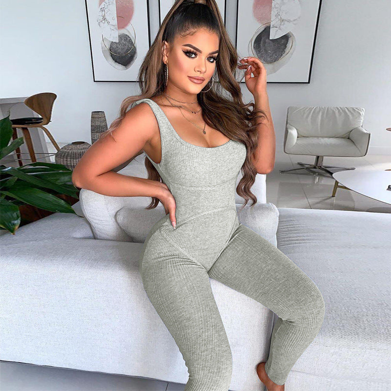 Body lifting hip jumpsuit