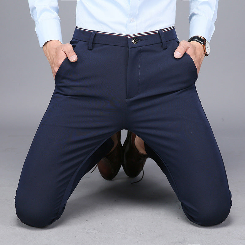 Business Elastic Casual Suit Pants