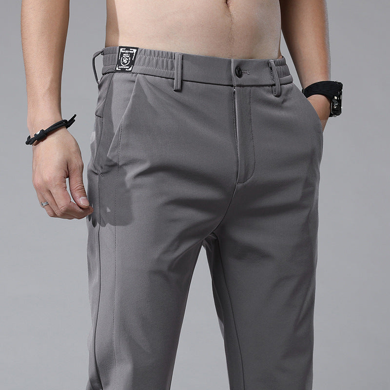 Men's Fashionable Elastic Waist Ultra-thin Casual Pants