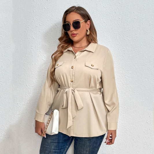 Plus Size Women Blouse Shirt