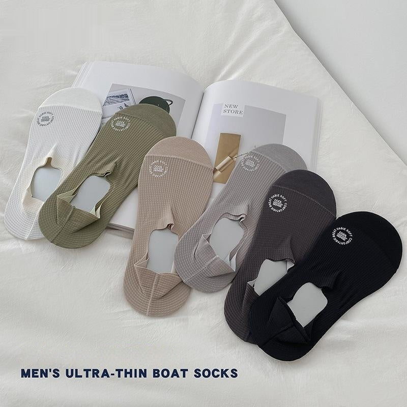 Men's Ultra-thin Breathable Ice Texture Invisible Socks