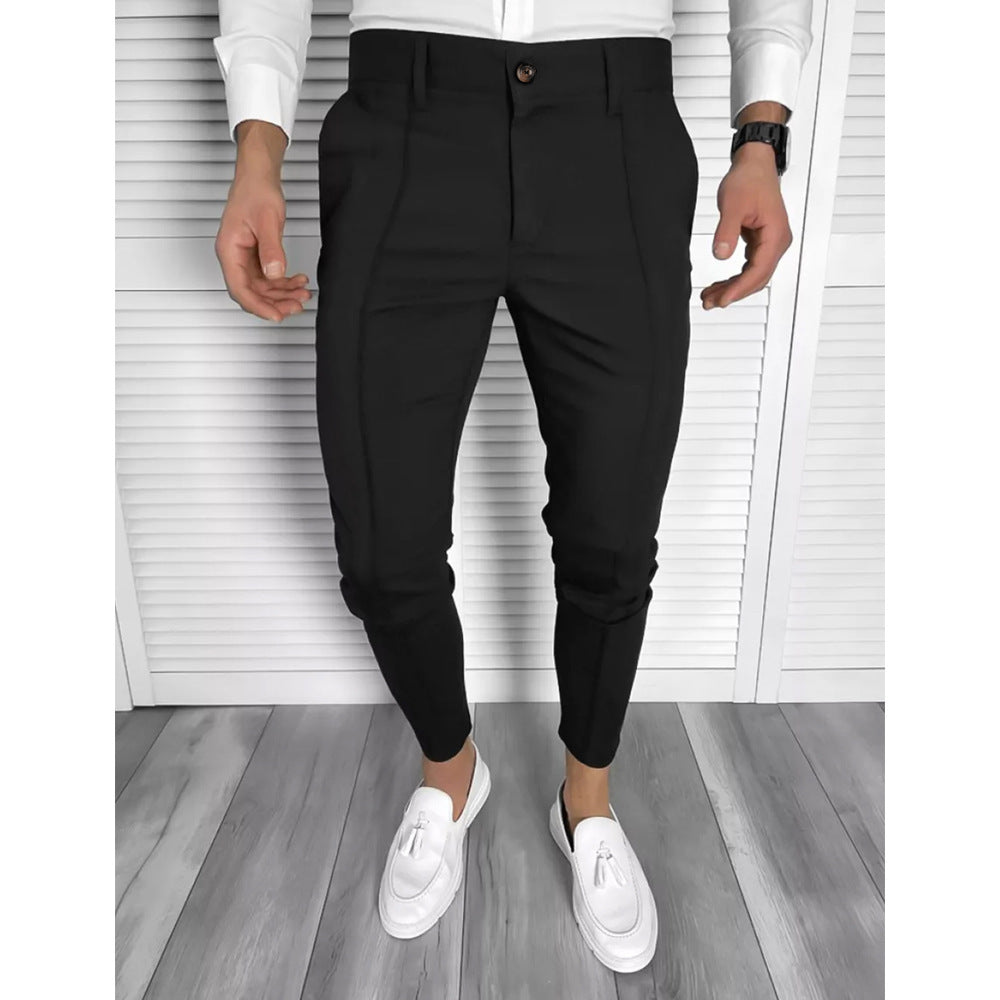 Men's Decorative Leisure Business Pants