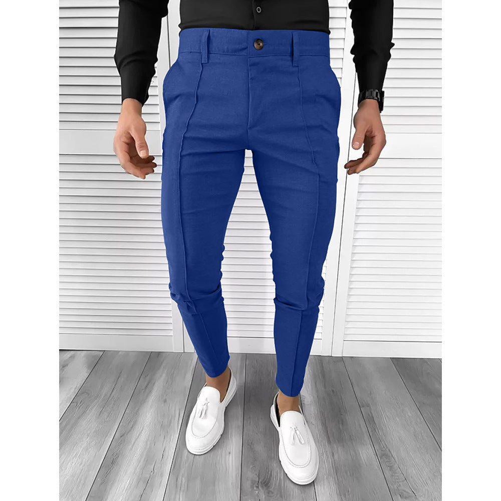 Men's Decorative Leisure Business Pants