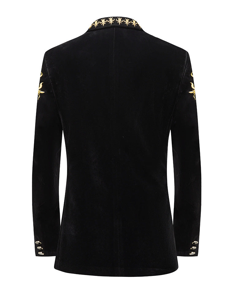 Velvet Black Suit Coat