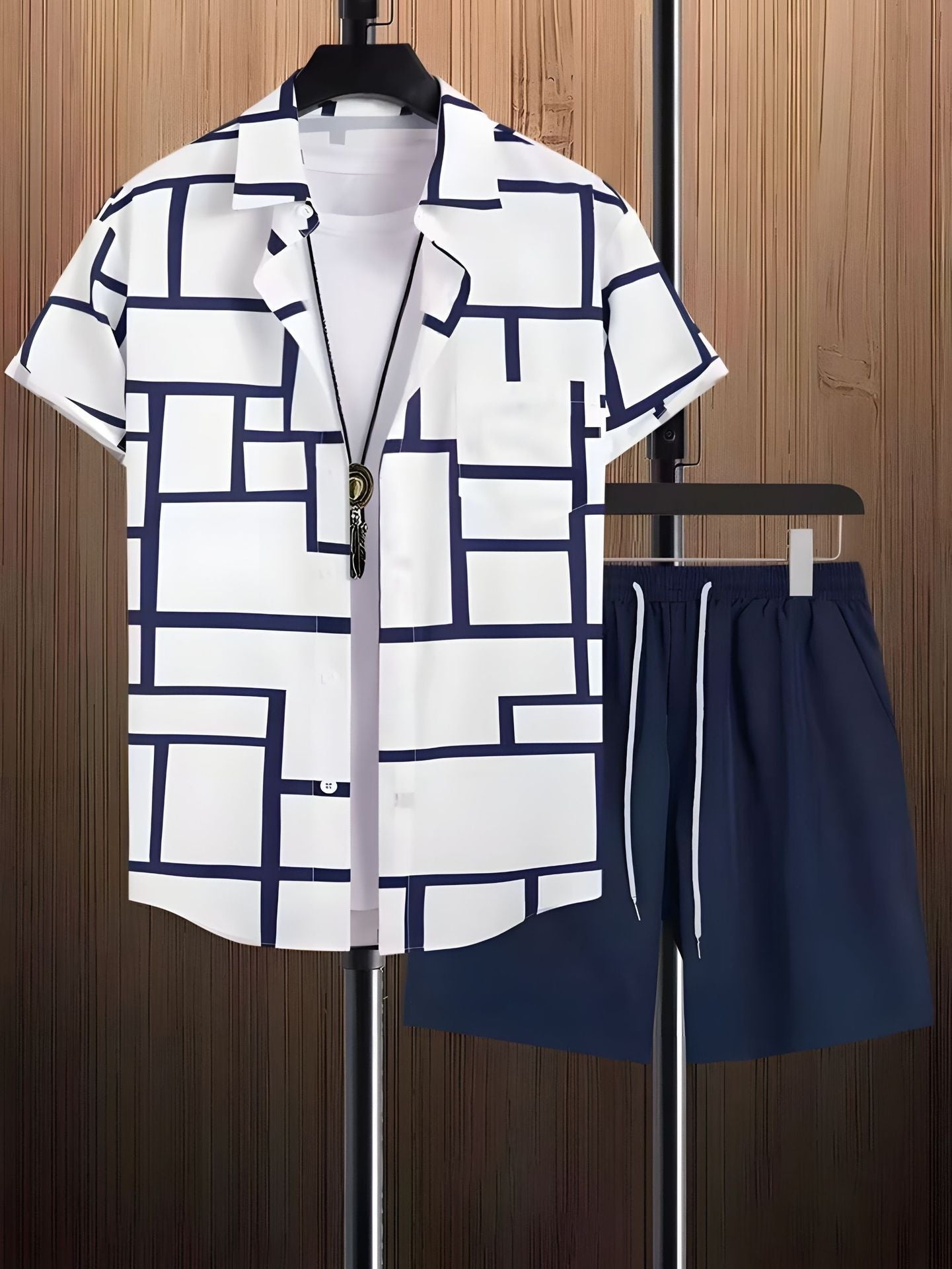 Casual Hawaiian Vacation Shirt and Pants Set