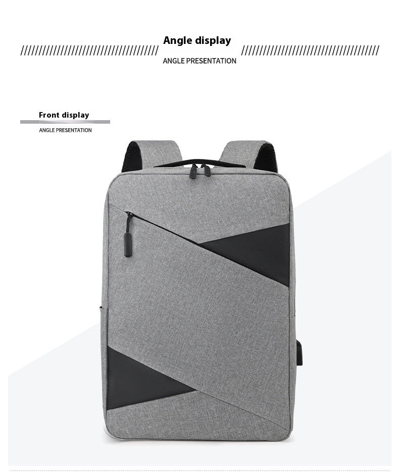 Business Computer Backpack Three-piece Set