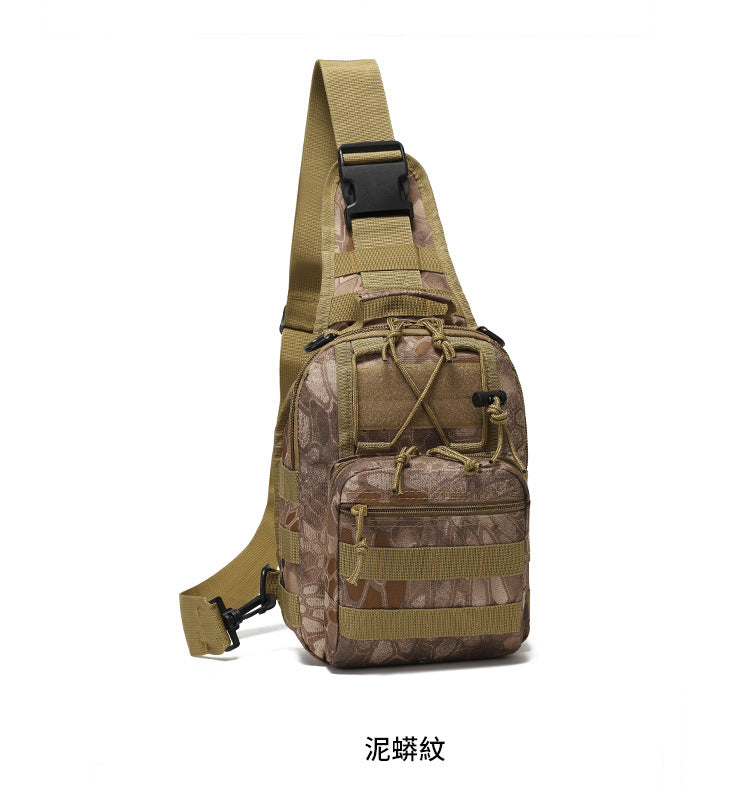 Oxford Cloth Camouflage Outdoor Chest Pannier Bag