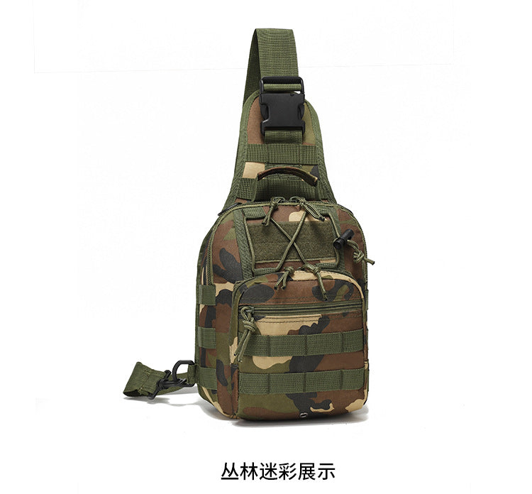 Oxford Cloth Camouflage Outdoor Chest Pannier Bag