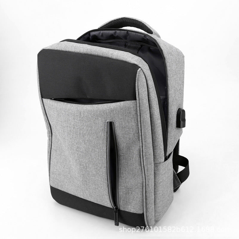 Large Capacity With Charging USB Business Casual Computer Bag