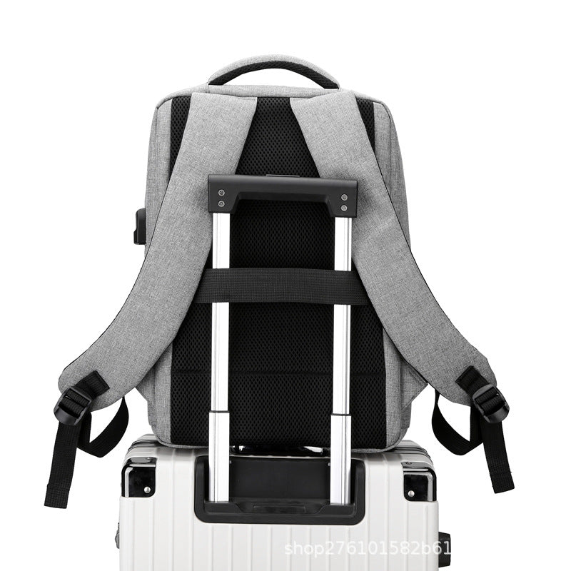 Large Capacity With Charging USB Business Casual Computer Bag