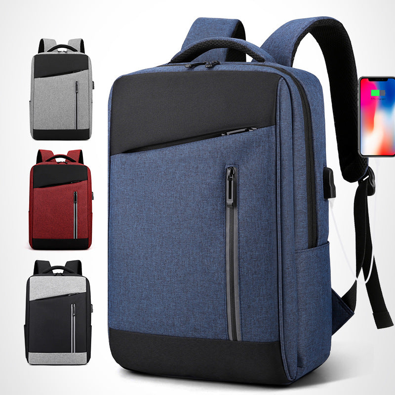 Large Capacity With Charging USB Business Casual Computer Bag