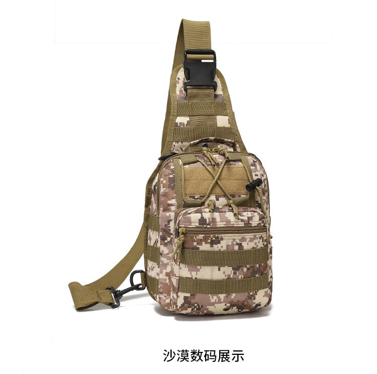 Oxford Cloth Camouflage Outdoor Chest Pannier Bag