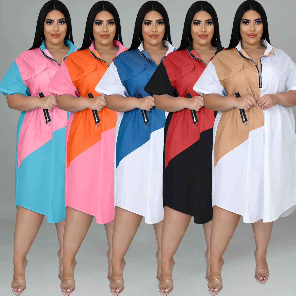 Fashion Casual Plus Size Women's Loose Dress