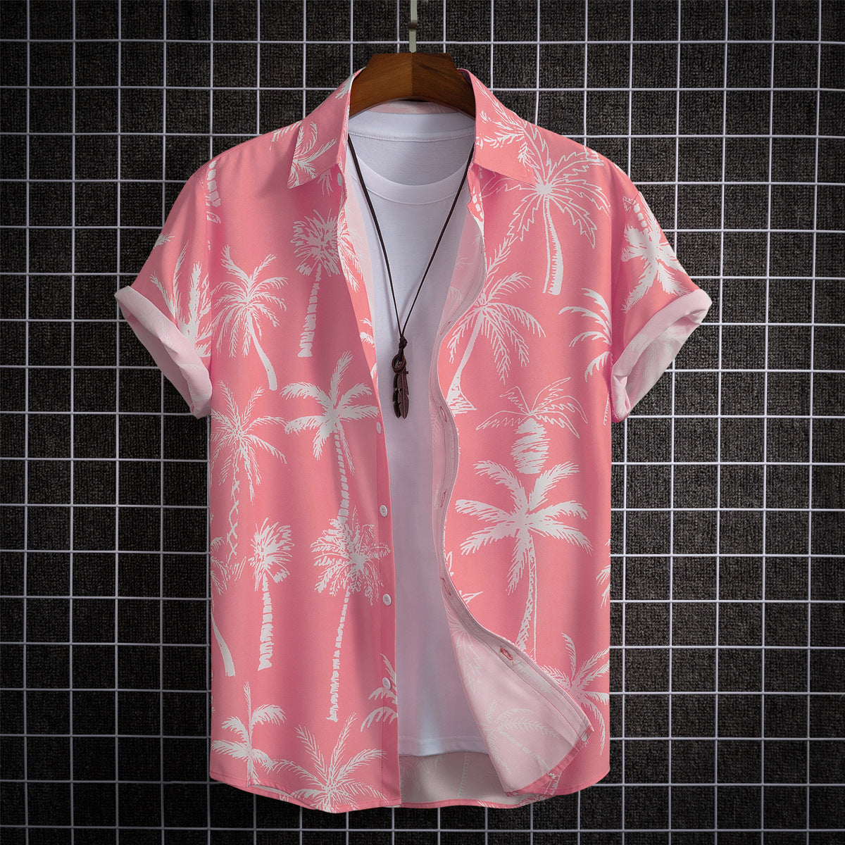 Short-sleeved 3D Digital Printing Trendy Shirt