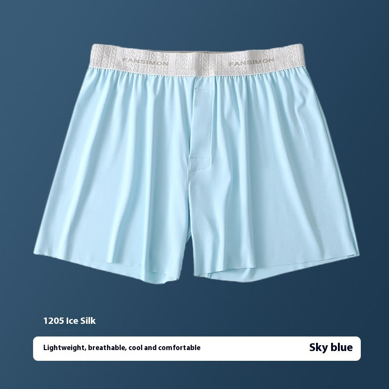 Ice Silk Underwear Loose Boxer