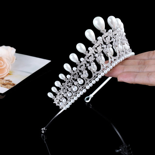 Pearl and Crystal Crown