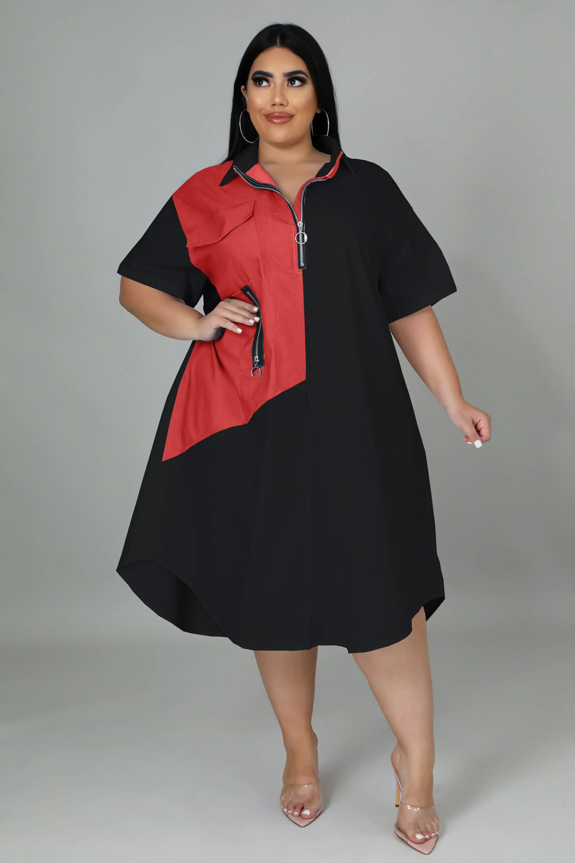 Fashion Casual Plus Size Women's Loose Dress