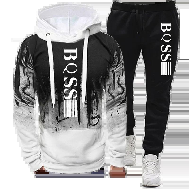 Men's Sports Hoodie Pants Suit