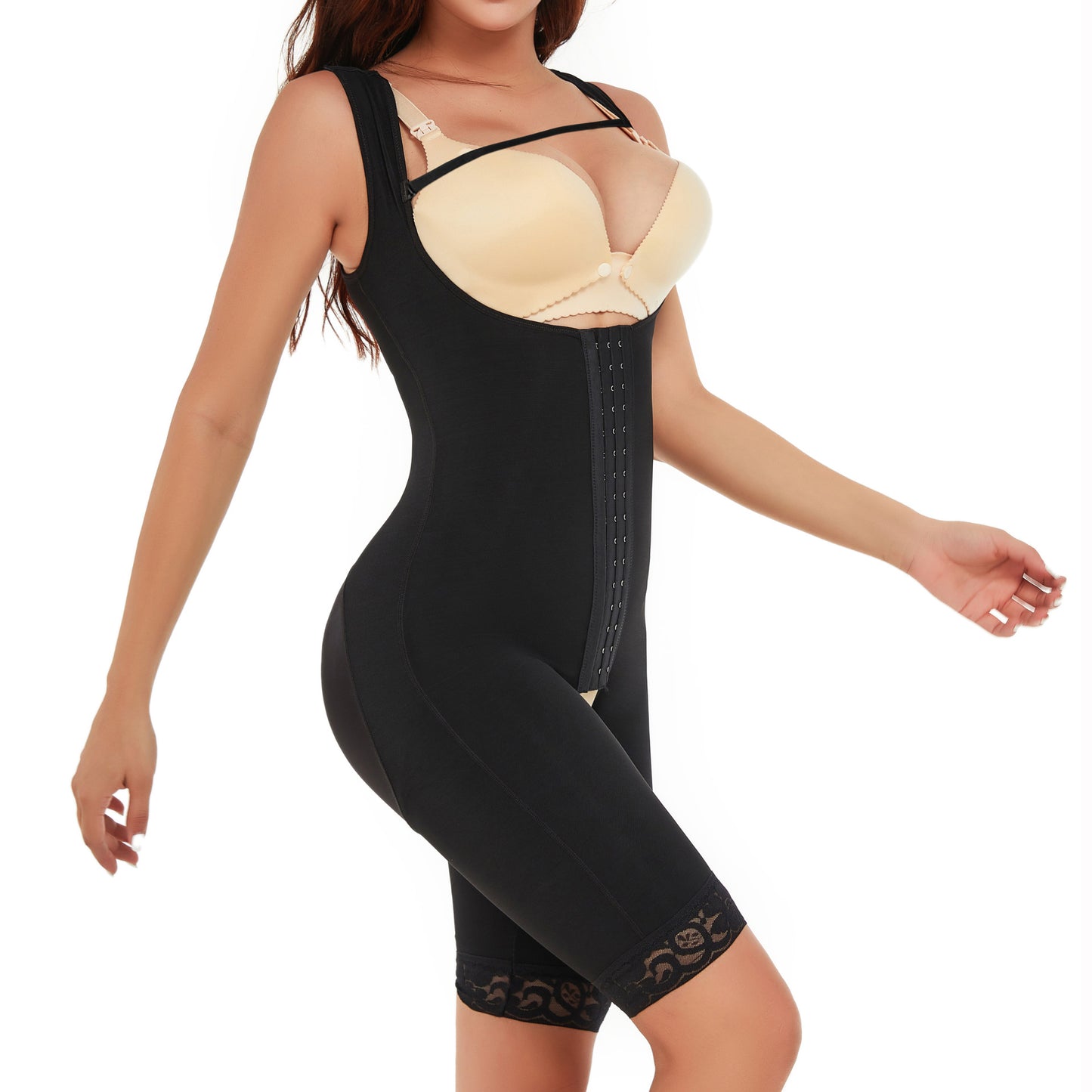 Plus Size Women's One-piece Hip-lifting Open Crotch Corset