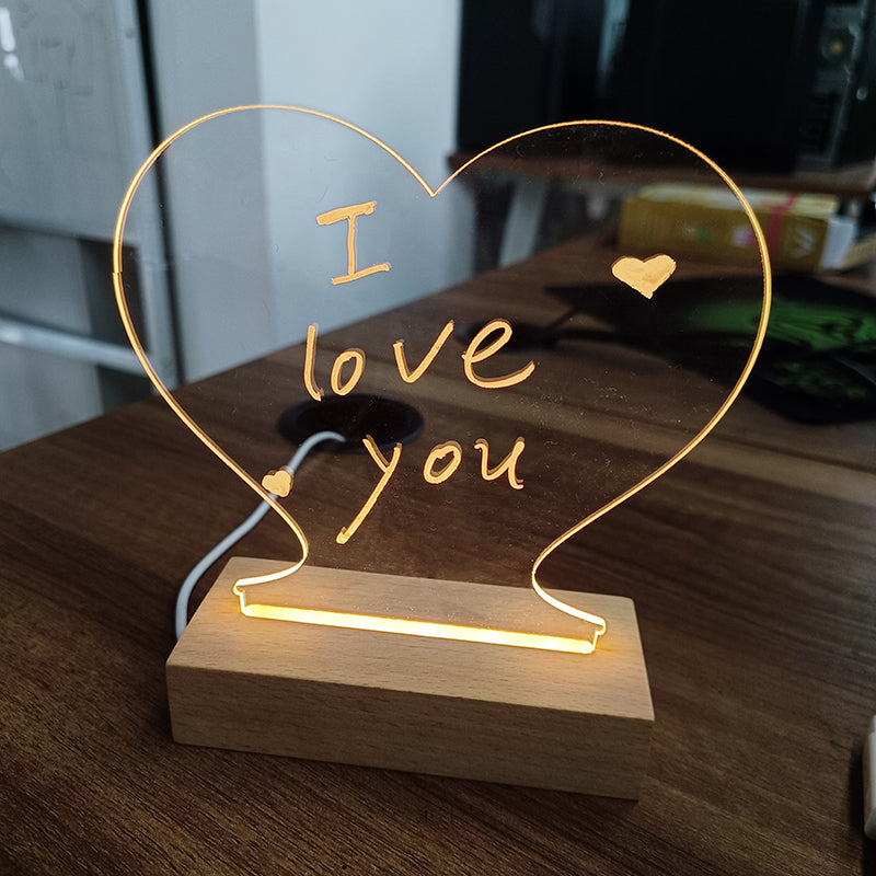 Creative Note Board Led Night USB Message Board