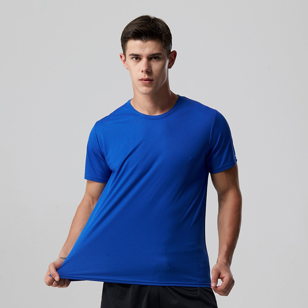 Men Quick Dry Solid Slim Fit T Shirt