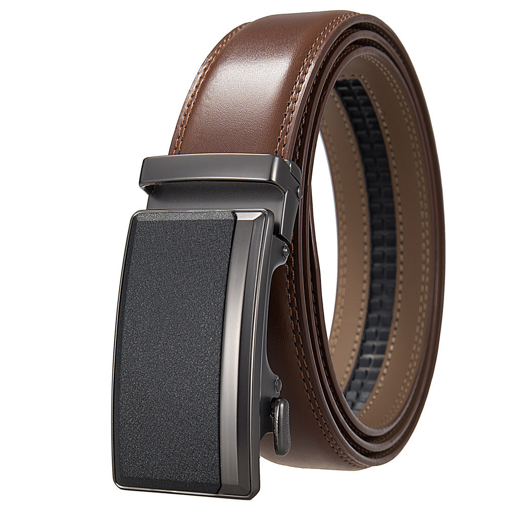 Men's Business Leather Split Leather Belt