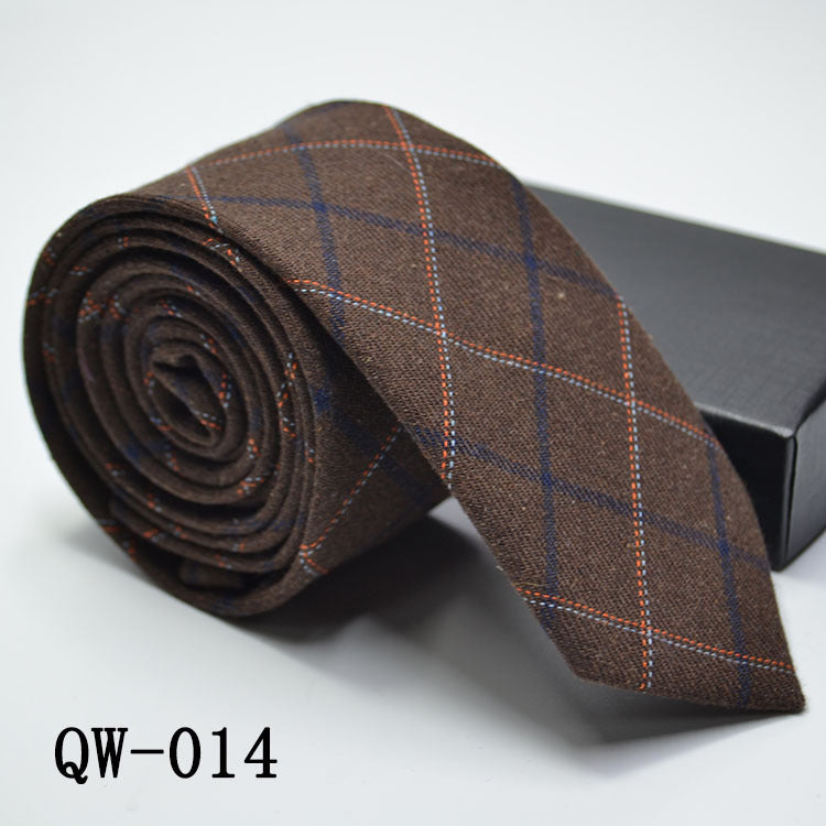 Super Narrow Wool-like Elegant Men's Tie