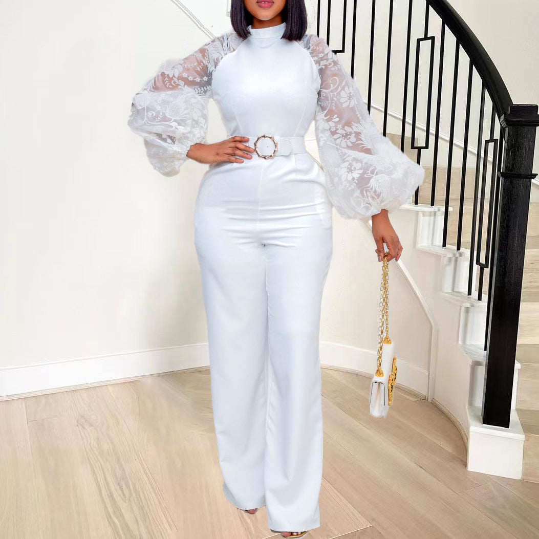 Plus Size Women's Wide Leg Jumpsuit