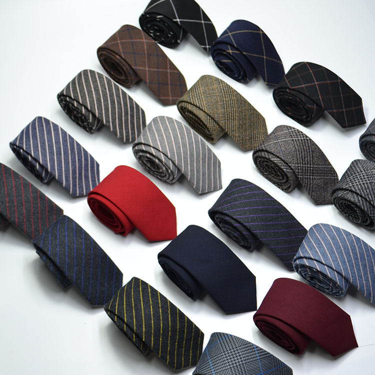 Super Narrow Wool-like Elegant Men's Tie