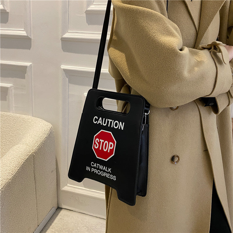 Creative Spoof Sign Prohibited Bag