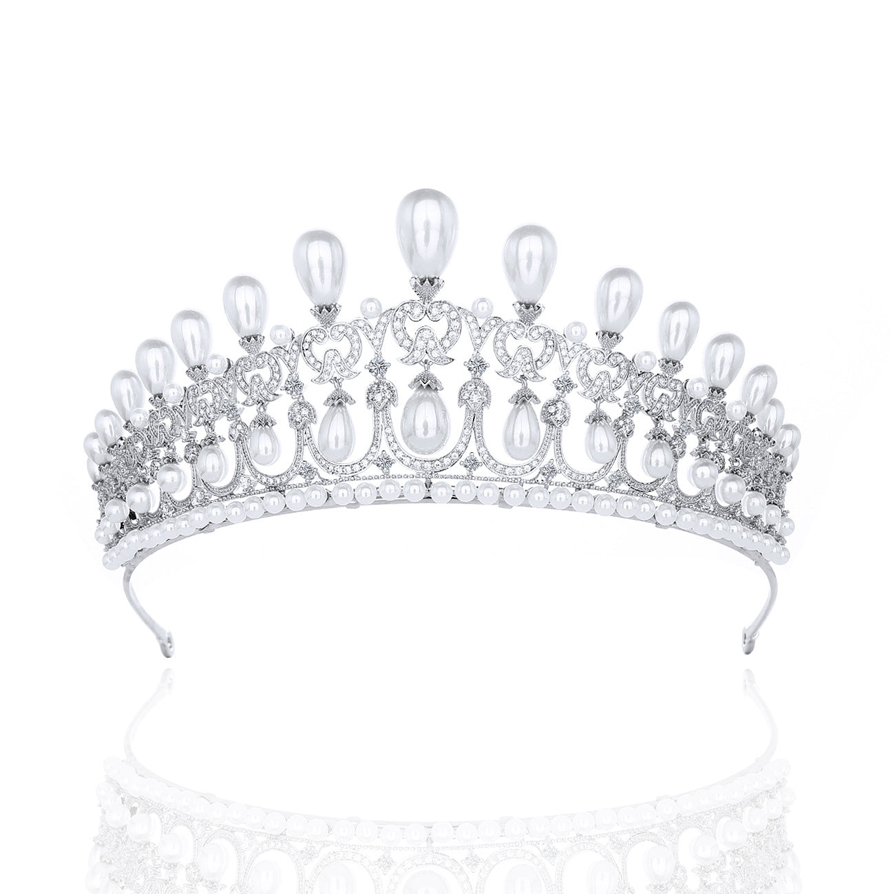 Pearl and Crystal Crown