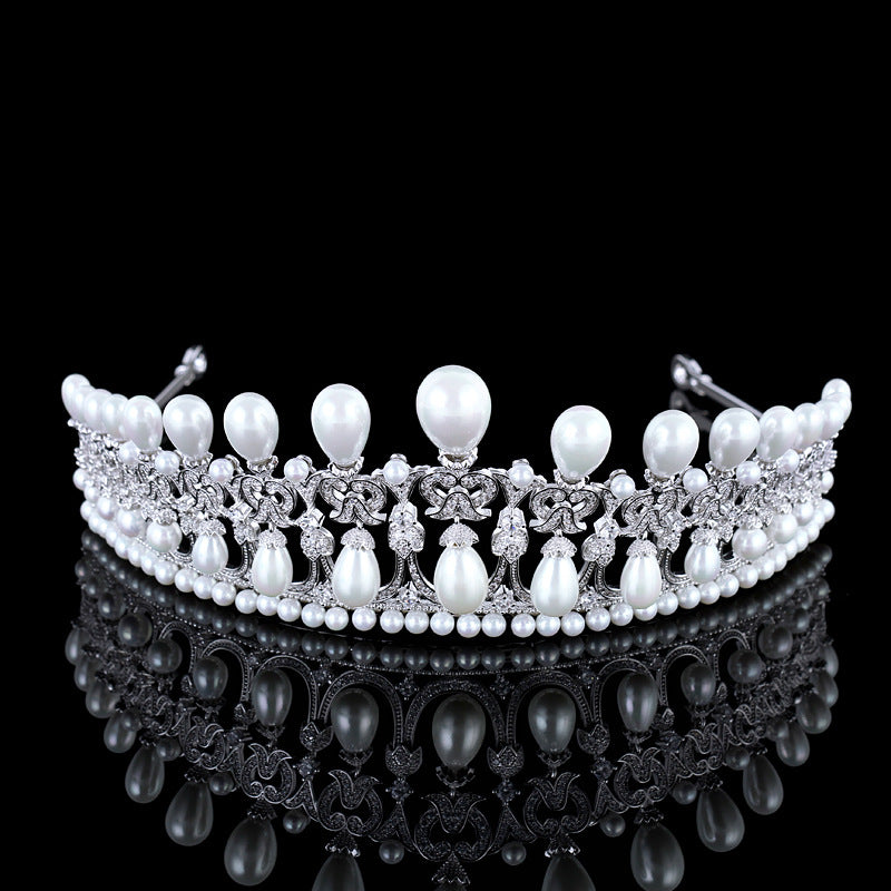 Pearl and Crystal Crown