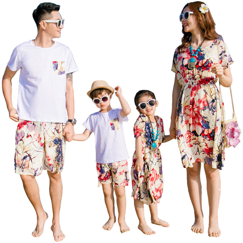 Family Of Four Outfit Set