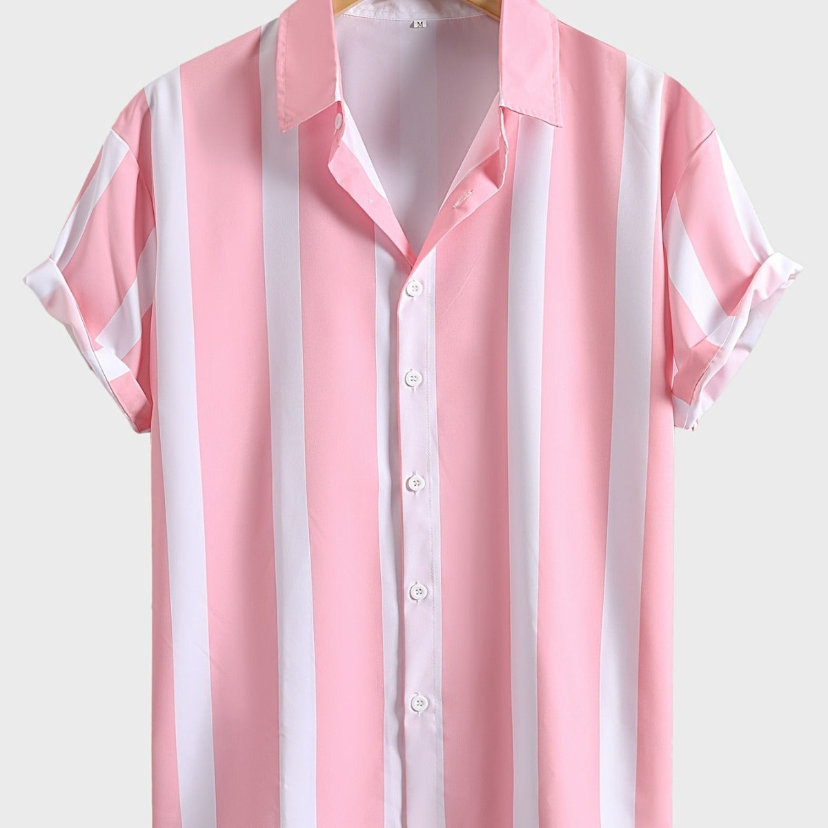 Summer Beach Short-sleeved Lapel Casual Shirt