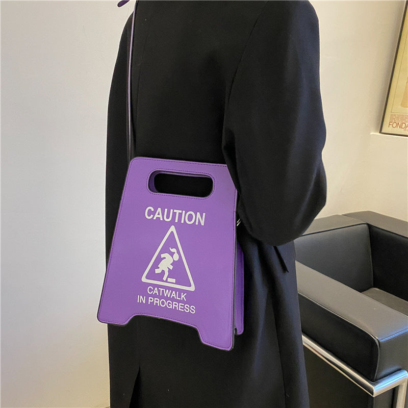 Creative Spoof Sign Prohibited Bag