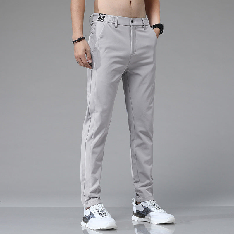 Men's Fashionable Elastic Waist Ultra-thin Casual Pants